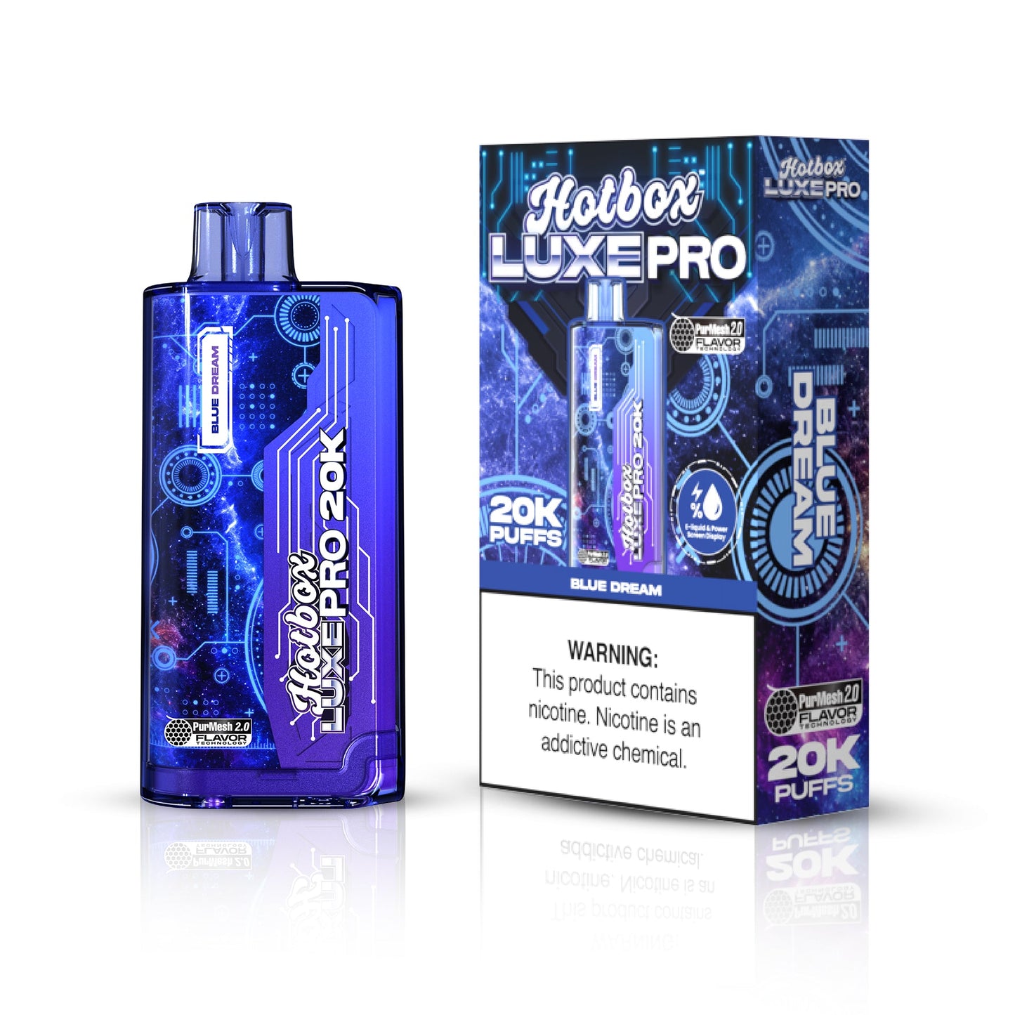 Hotbox™ Luxe Pro 20K Disposable Vape - Blue Dream