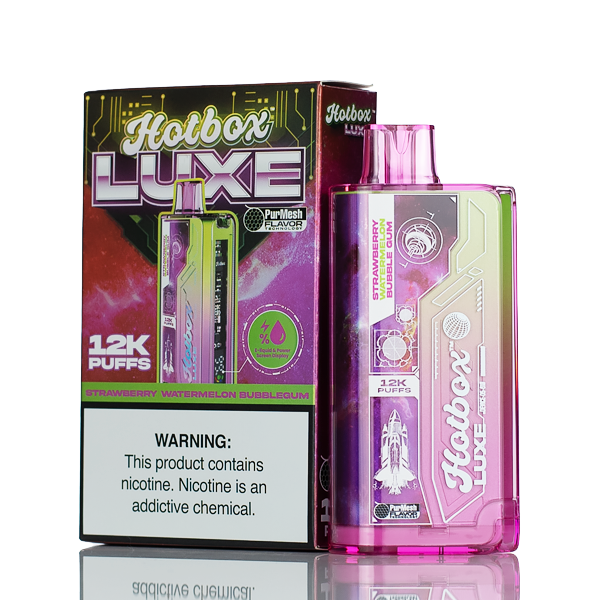 Hotbox™ Luxe Disposable Vape 12K Puffs - Strawberry Watermelon Bubblegum