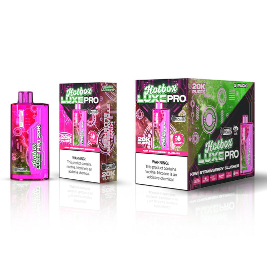 Hotbox™ Luxe Pro 20K Puffs - Kiwi Strawberry Slushee | Display Pack of 5