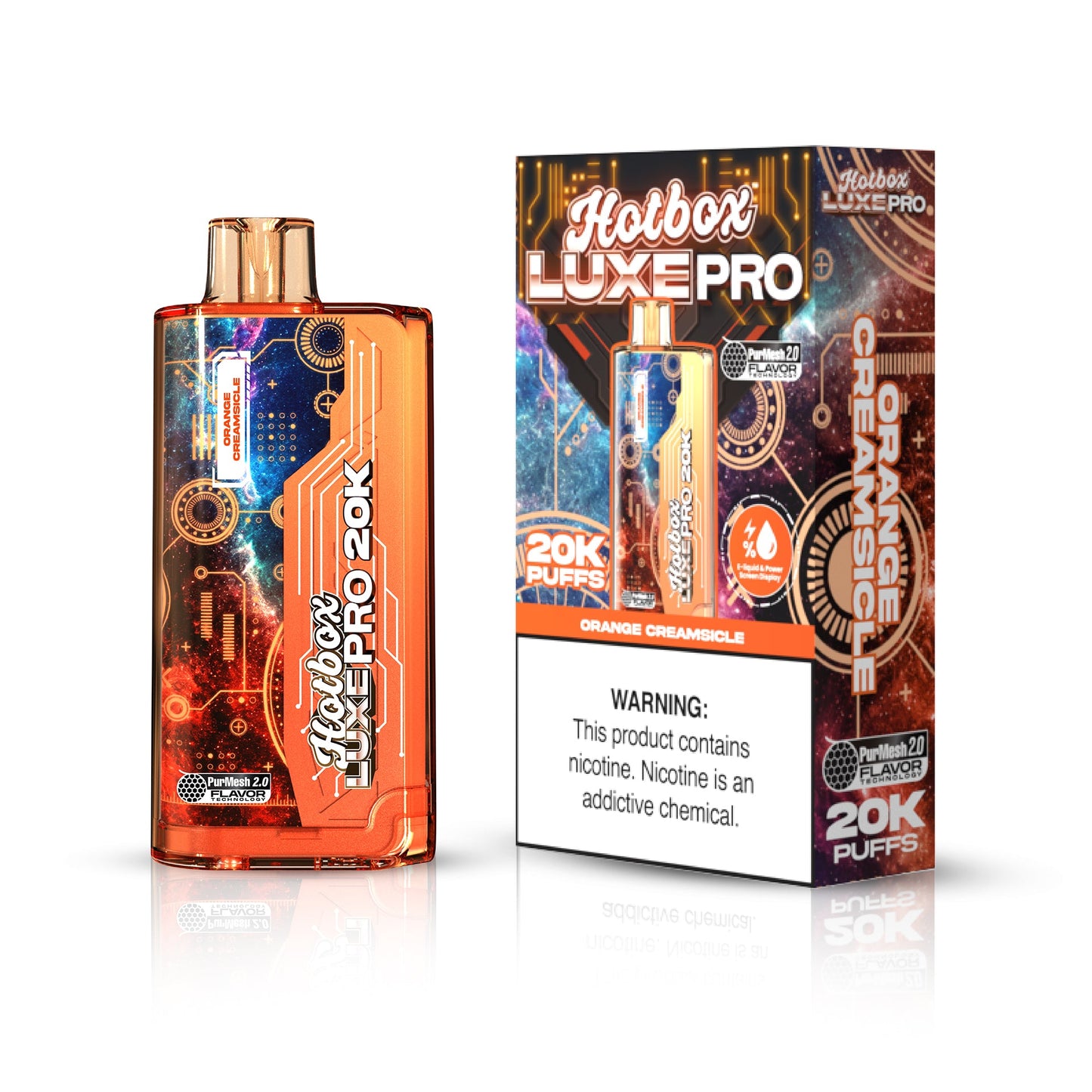 Hotbox™ Luxe Pro 20K Disposable Vape - Orange Creamsicle