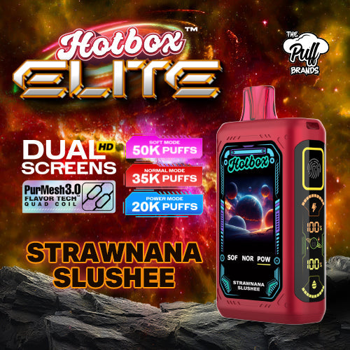 Hotbox Elite 50K Puff Disposable Vape - Strawnana Slushee