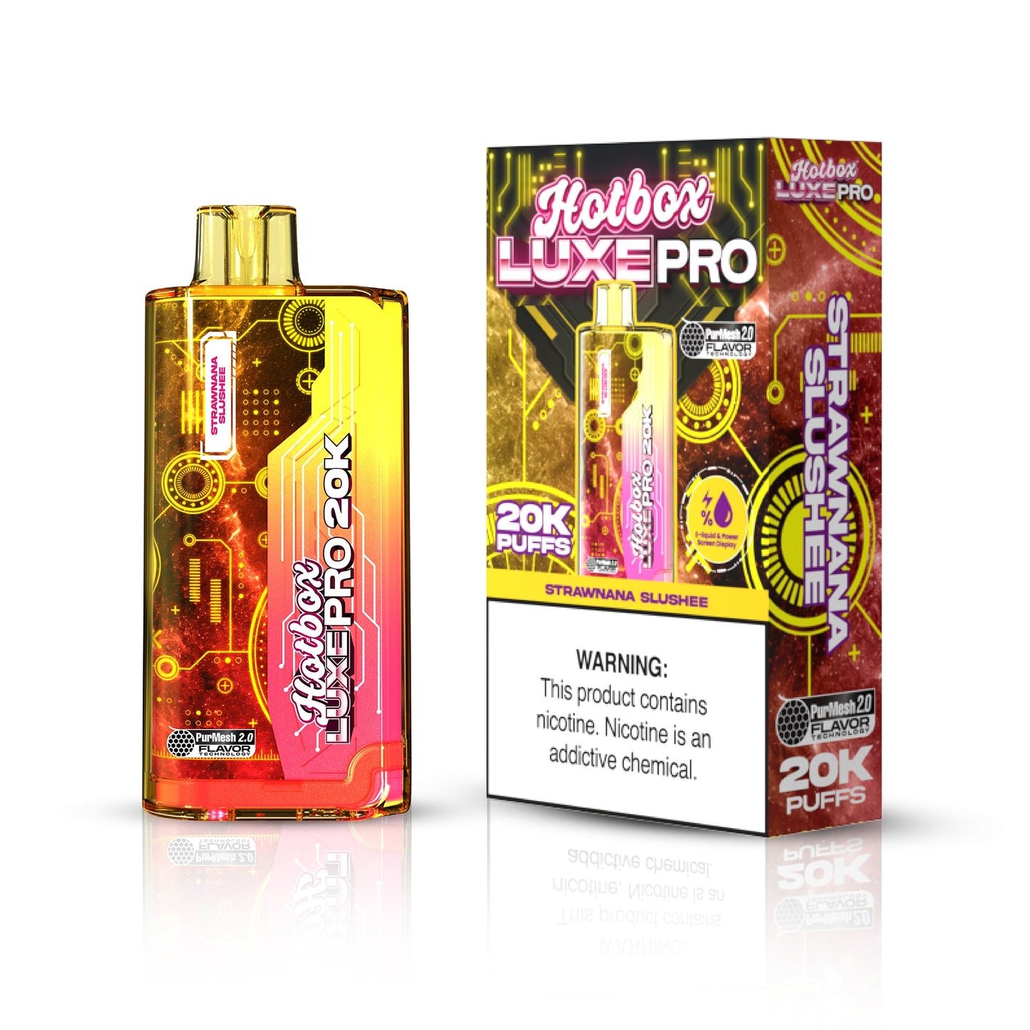 Hotbox™ Luxe Pro 20K Disposable Vape - Strawnana Slushee