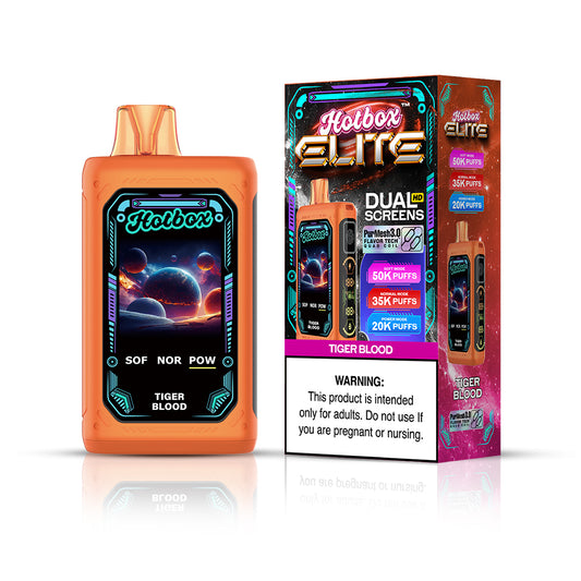 Hotbox Elite 50K Puff Disposable Vape - Tiger Blood