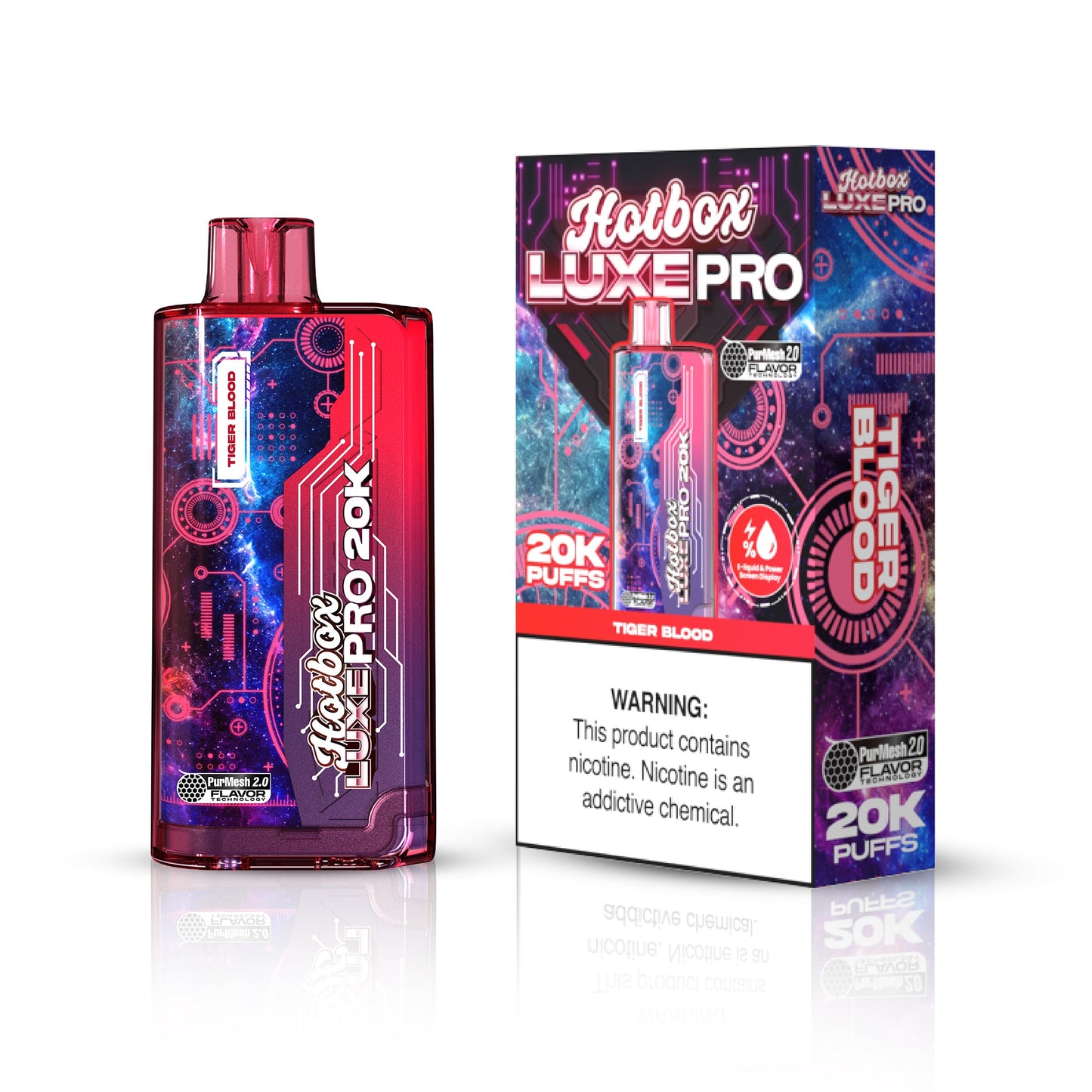 Hotbox™ Luxe Pro 20K Disposable Vape - Tiger Blood