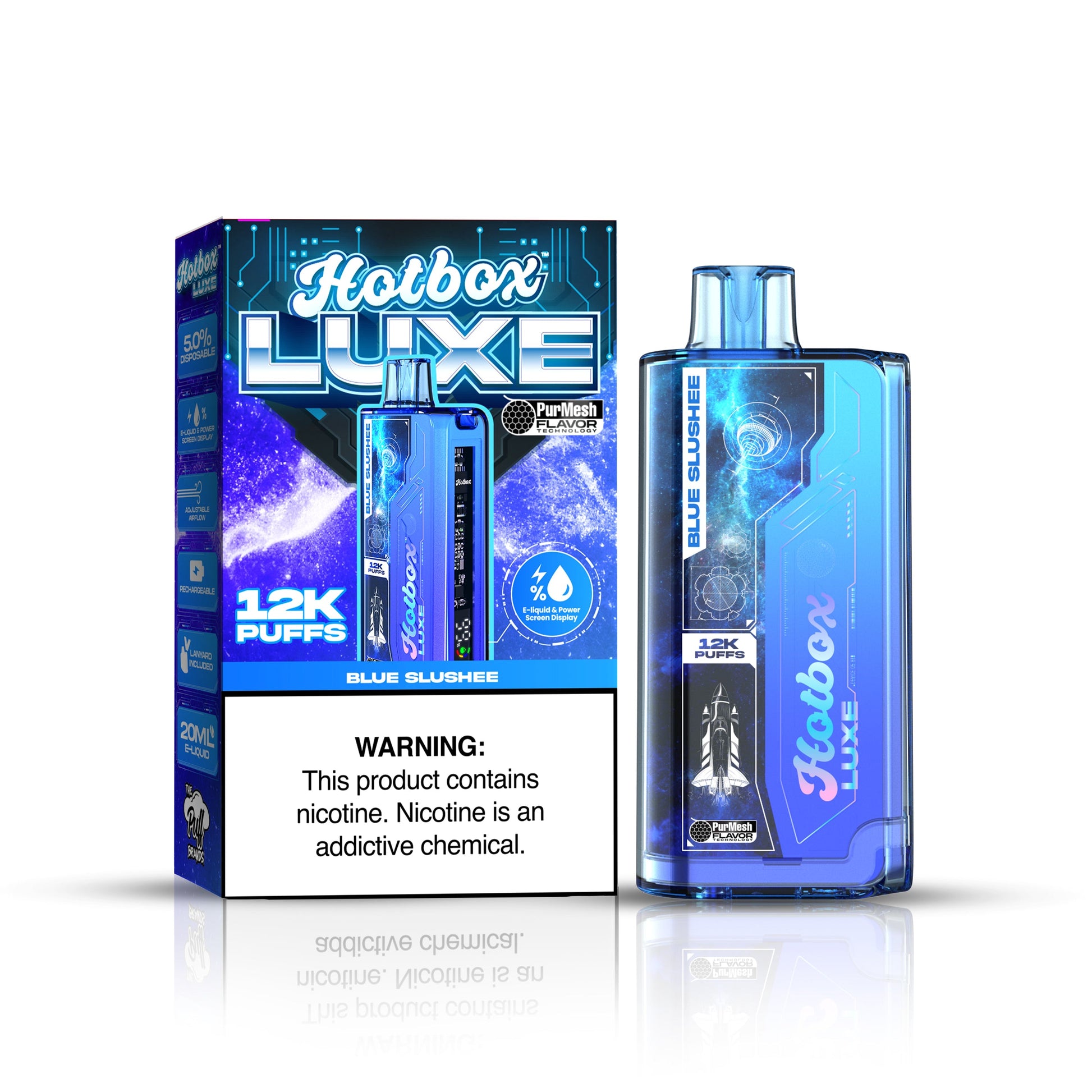 Hotbox Luxe Vape 12k Puffs Blue Slushee