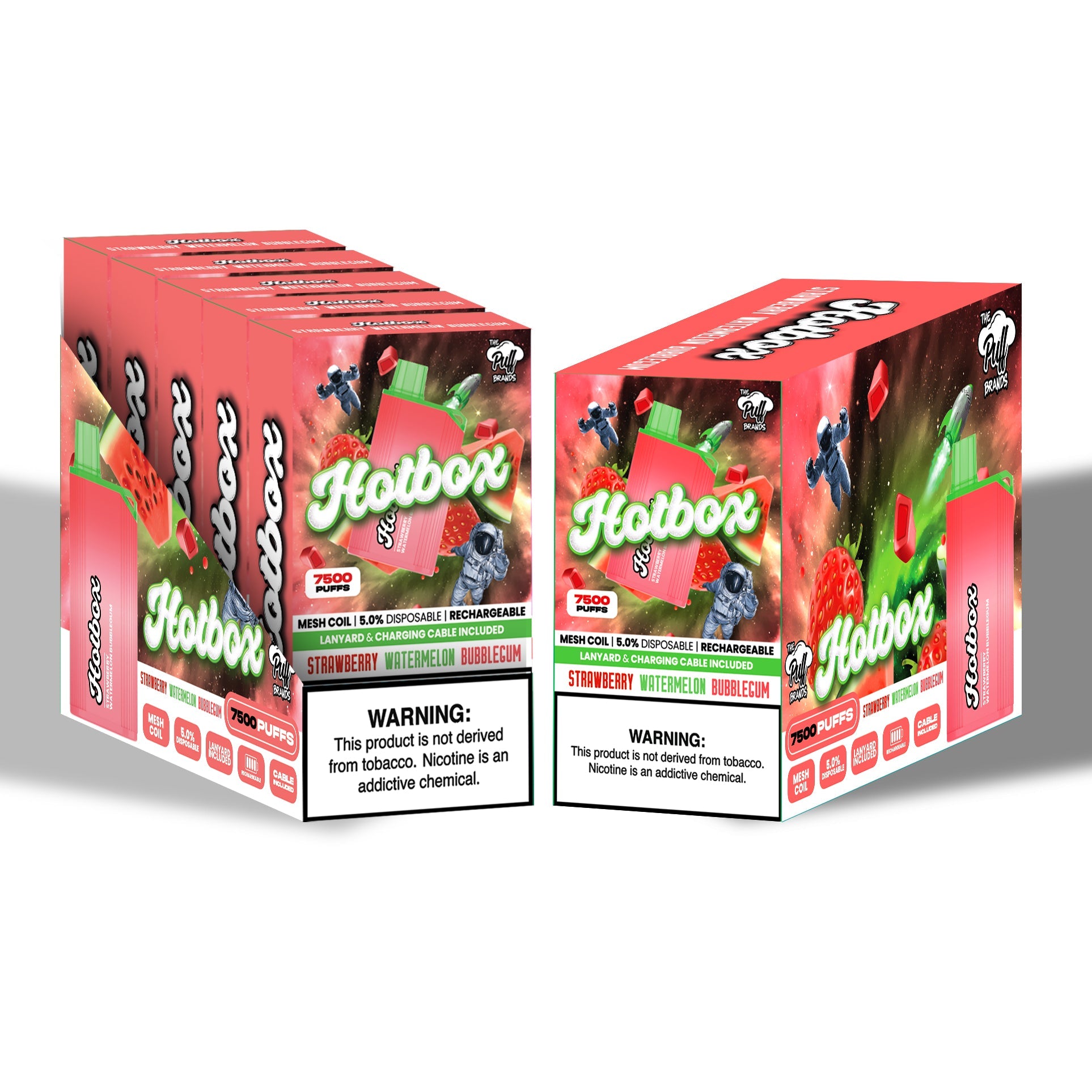 Hotbox Strawberry Watermelon Bubblegum disposable vape wholesale