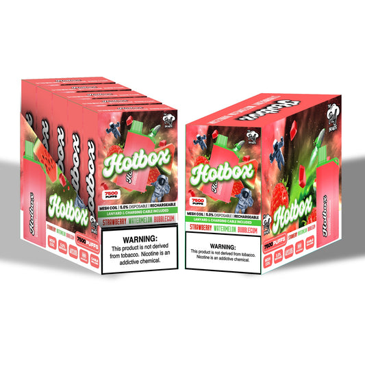 Hotbox Strawberry Watermelon Bubblegum disposable vape wholesale