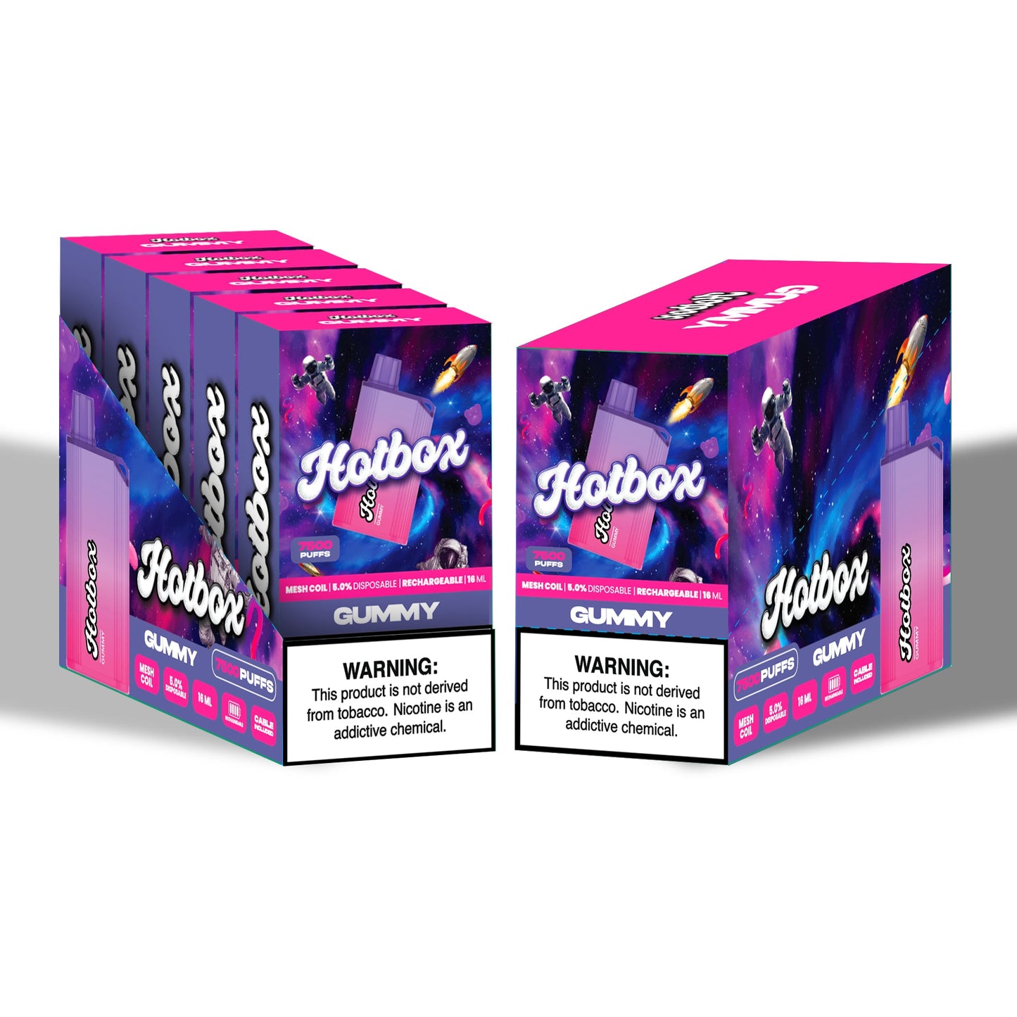 Hotbox vape 7500 puff wholesale Gummy