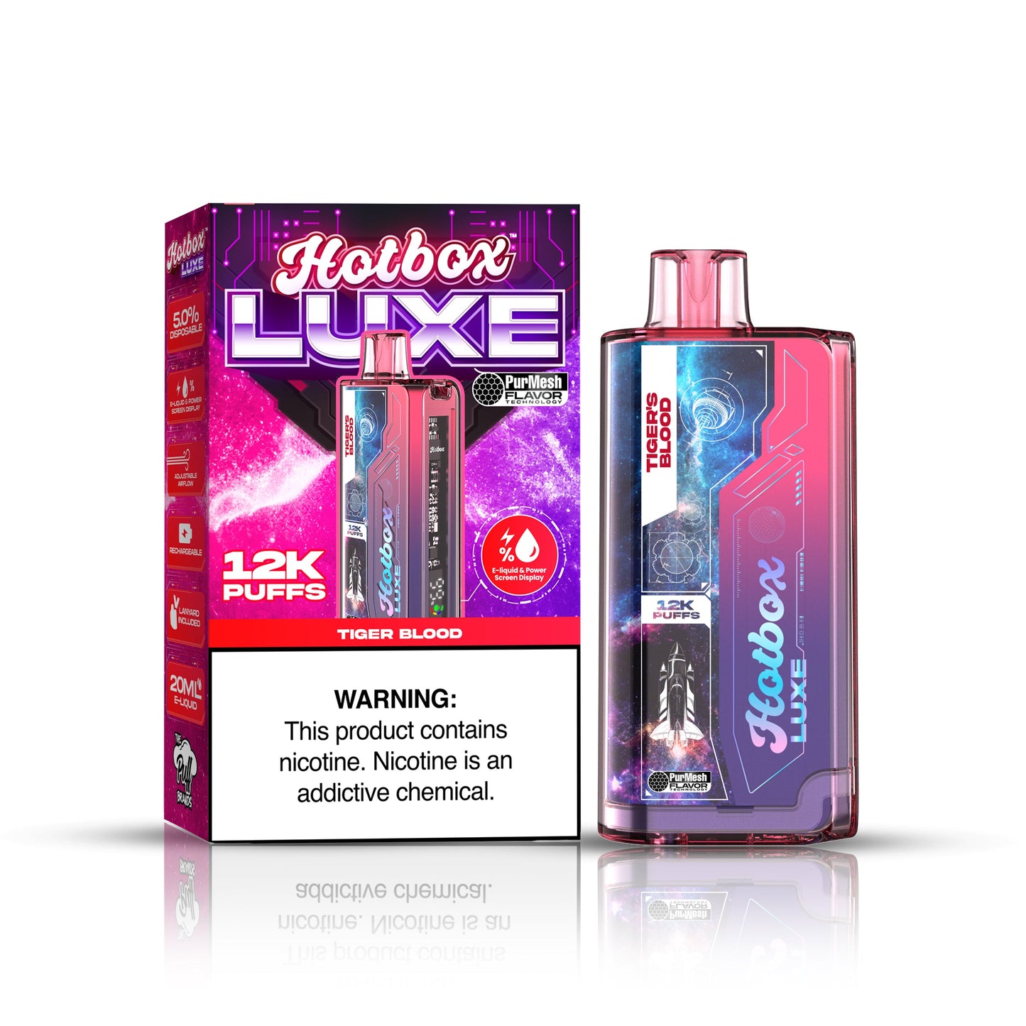 Hotbox Luxe Disposable Vape - Tiger Blood